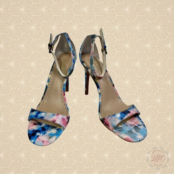 Charles by Charles David Pastel Stappy Open Toe Skinny High Heels - Picture 1 of 9